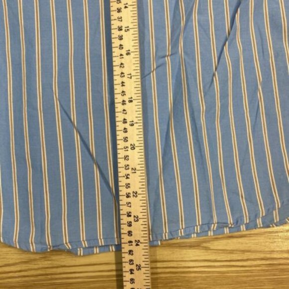 Abercrombie Dress Shirt Youth Boys Size L Striped Long Sleeve Casual Button Up - Picture 13 of 14